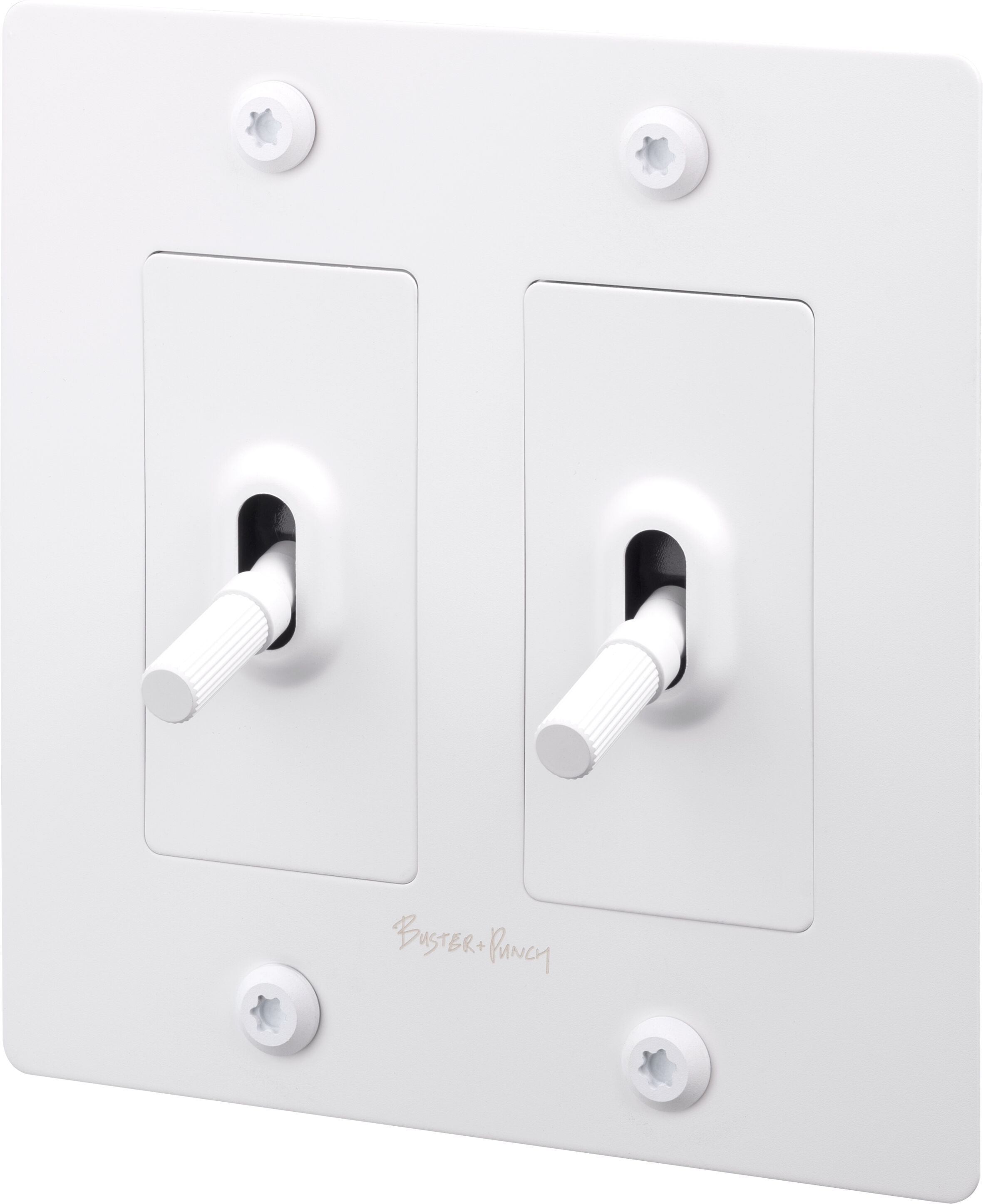 2G Toggle 120-277 White Light Switch