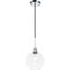 Emett 1 Light 8 inch Chrome Pendant Ceiling Light