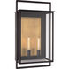 Ian K. Fowler Halle 2 Light 31 inch Aged Iron Outdoor Wall Lantern, Grande