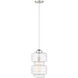 Ballina 1 Light 10 inch Polished Nickel Mini-Pendant Ceiling Light