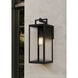 Edgewood 1 Light 19 inch Dark Matte Black Outdoor Wall Sconce