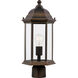 Sevier 1 Light 17.75 inch Antique Bronze Outdoor Post Lantern, Medium