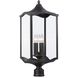 Lakewood Outdoor 4 Light 26 inch Aged Iron Post Mount Pier Mount