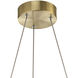 Arabella LED 20.5 inch Champagne Gold Chandelier Ceiling Light