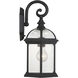 Kensington Outdoor Wall Lantern in Black