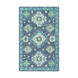 Bonifate 90 X 60 inch Denim/Navy/Teal/Lime/Khaki/Light Gray Rugs, Rectangle