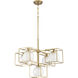 Cowen 5 Light 26 inch Brushed Gold Chandelier Ceiling Light