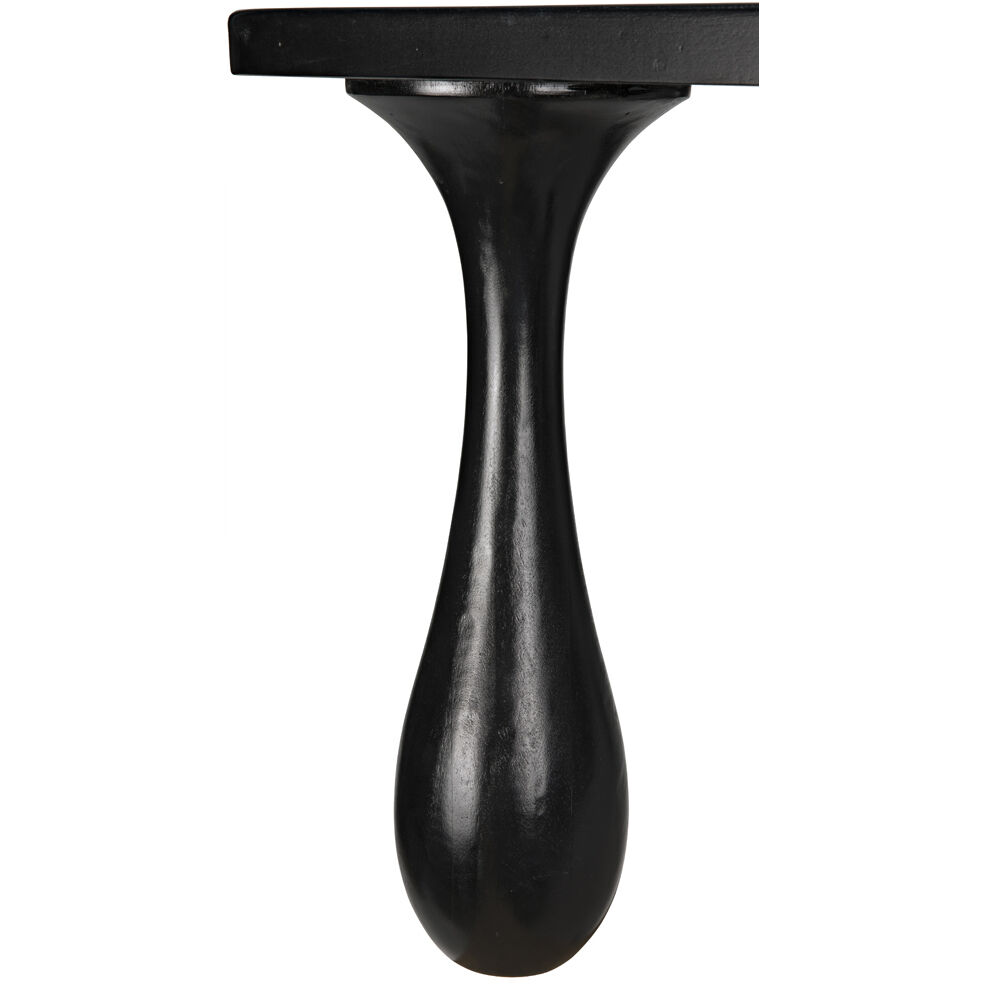 Drop 64 X 33 inch Hand Rubbed Black Coffee Table