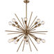 Estelle 16 Light 36 inch Natural Brass Pendant Ceiling Light