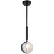 Bolla LED 6 inch Black Pendant Ceiling Light