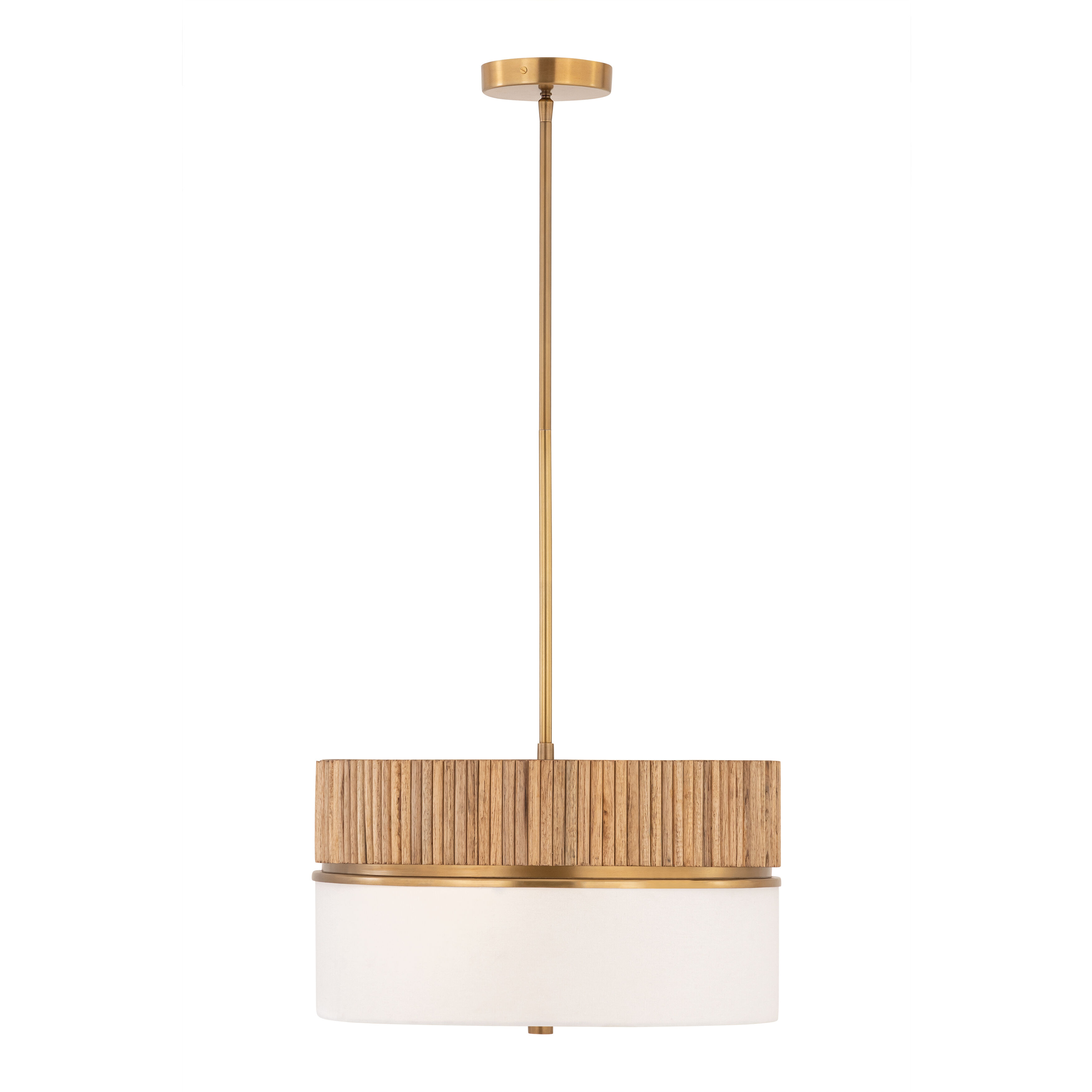 Nebri 2 Light 18 inch Legacy Brass Pendant Ceiling Light