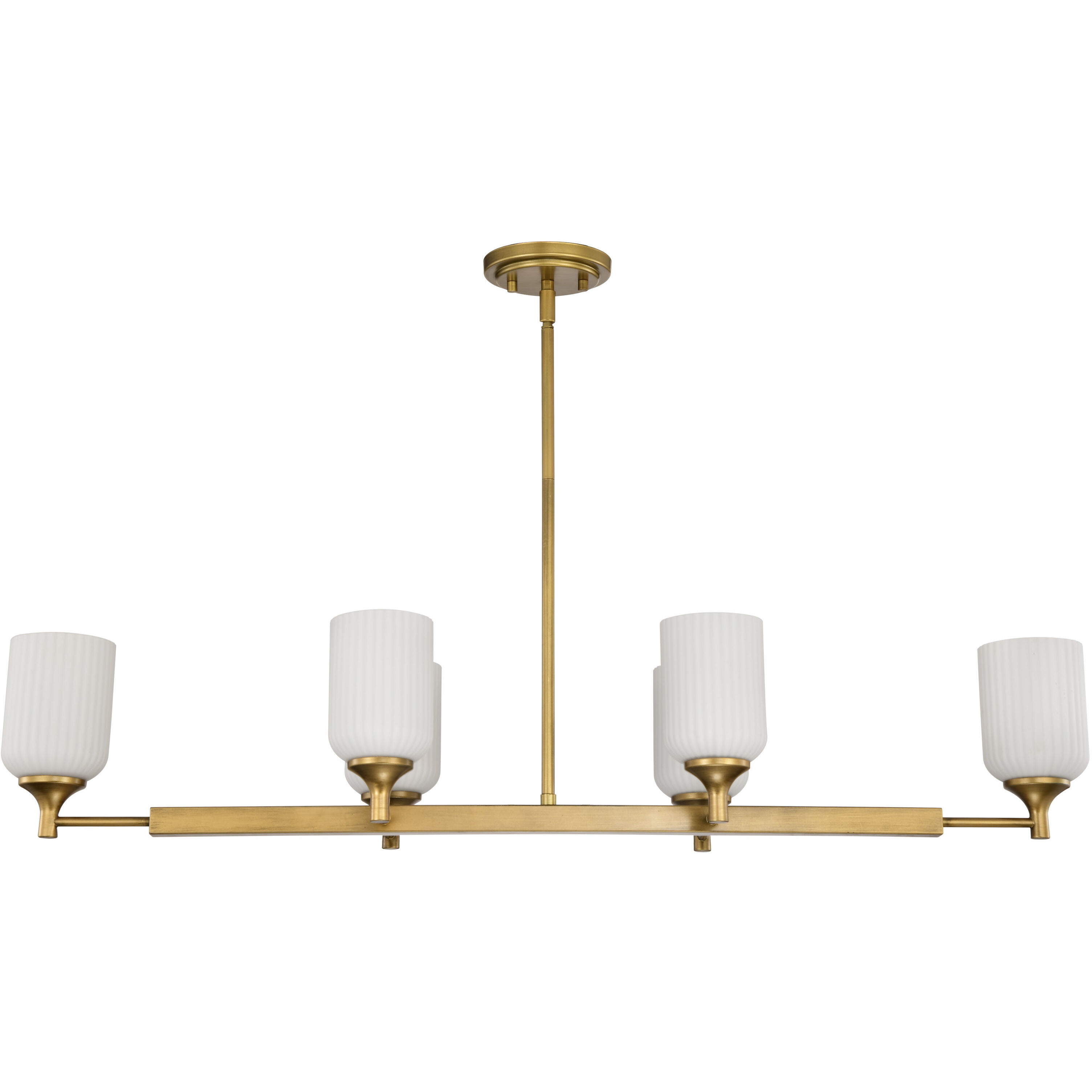 Solara 12 inch Natural Brass Pendant Ceiling Light