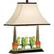 Wildwood 22 inch 60 watt Hand Painted Table Lamp Portable Light