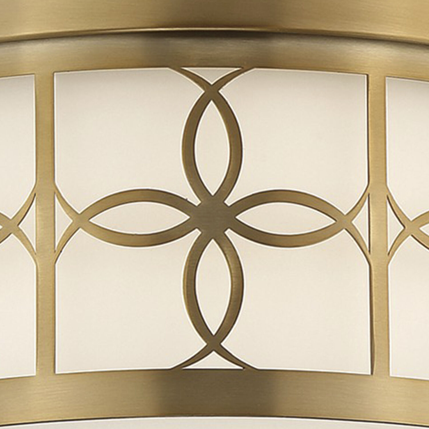 Anniversary 2 Light 13.5 inch Vibrant Gold Flush Ceiling Light