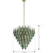 Verla Crest 21 Light 32.5 inch Legacy Brass Pendant Ceiling Light