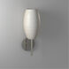 Batista 1 1 Light 4.75 inch Matte Nickel Wall Light