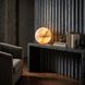 Onyx Globe 15 inch 40.00 watt Natural Table Lamp Portable Light, Medium