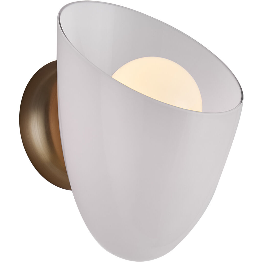 Cocoon 1 Light 8 inch Winter Brass Wall Sconce Wall Light
