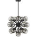 Matisse 16 Light 22 inch Matte Black Chandelier Ceiling Light