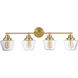 Neighborhood Essex 4 Light 38 inch Satin Brass Vanity Light Wall Light, Neighborhood Collection