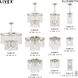 Elizabeth 4 Light 18 inch Brushed Nickel Pendant Chandelier Ceiling Light