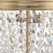 Nola 2 Light 11.5 inch Vibrant Gold Flush Ceiling Light