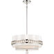 Sutton 3 Light 18.38 inch Polished Nickel Semi Flush And Pendant Ceiling Light