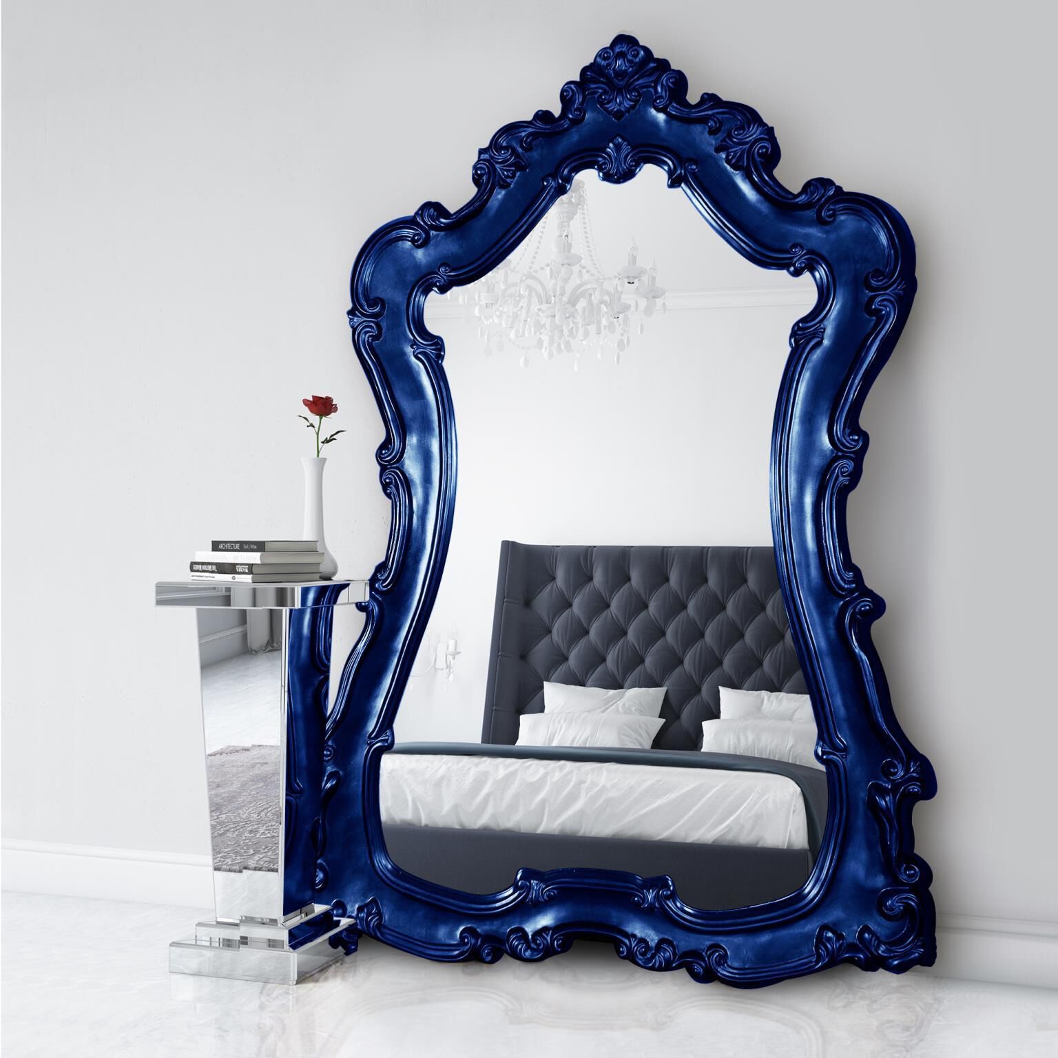 Lorelei 89 X 60 inch Navy Mirror