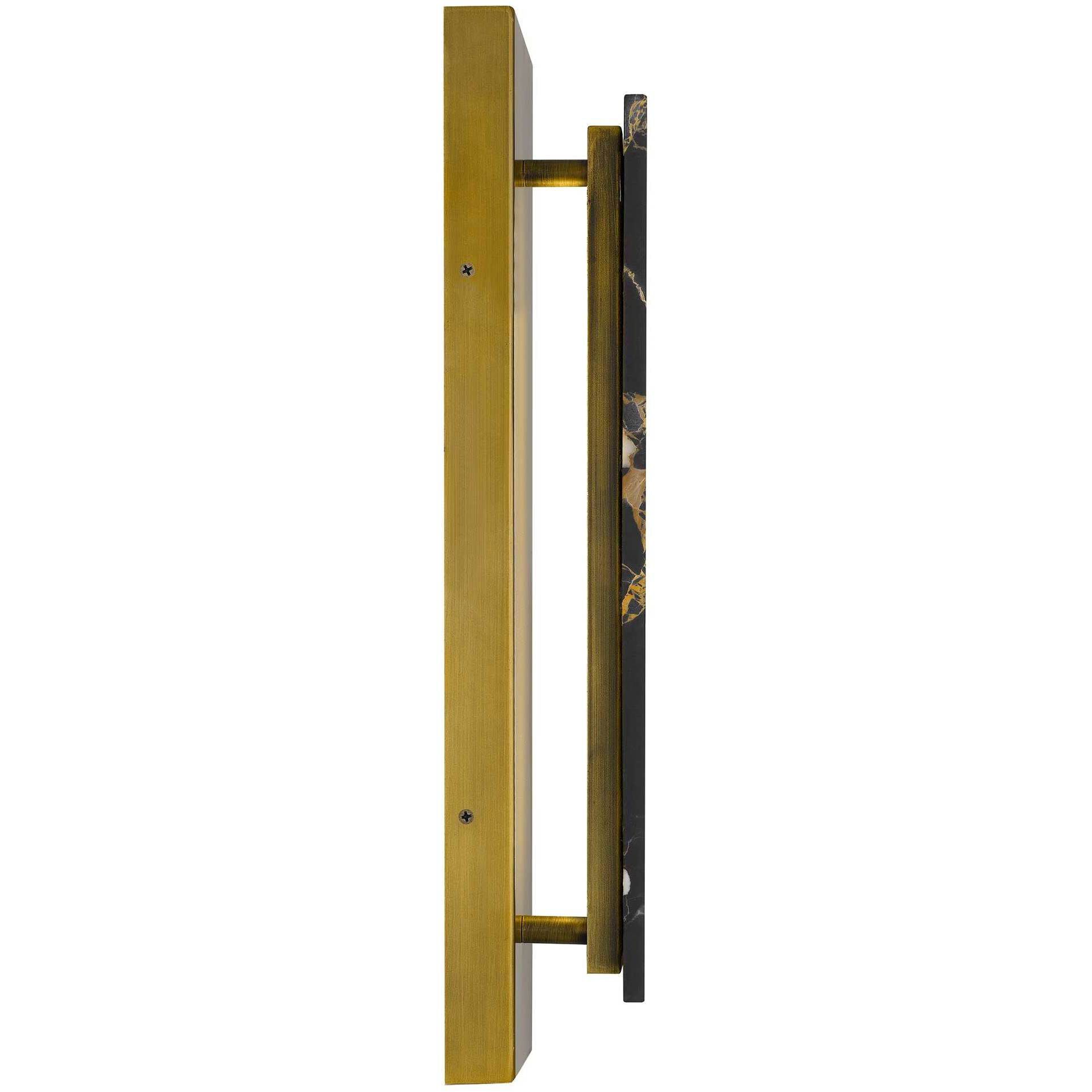 Zoey LED 18 inch Painted Antique Brass Outdoor Wall Sconce