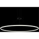 Luna LED 62 inch Satin Black Pendant Ceiling Light