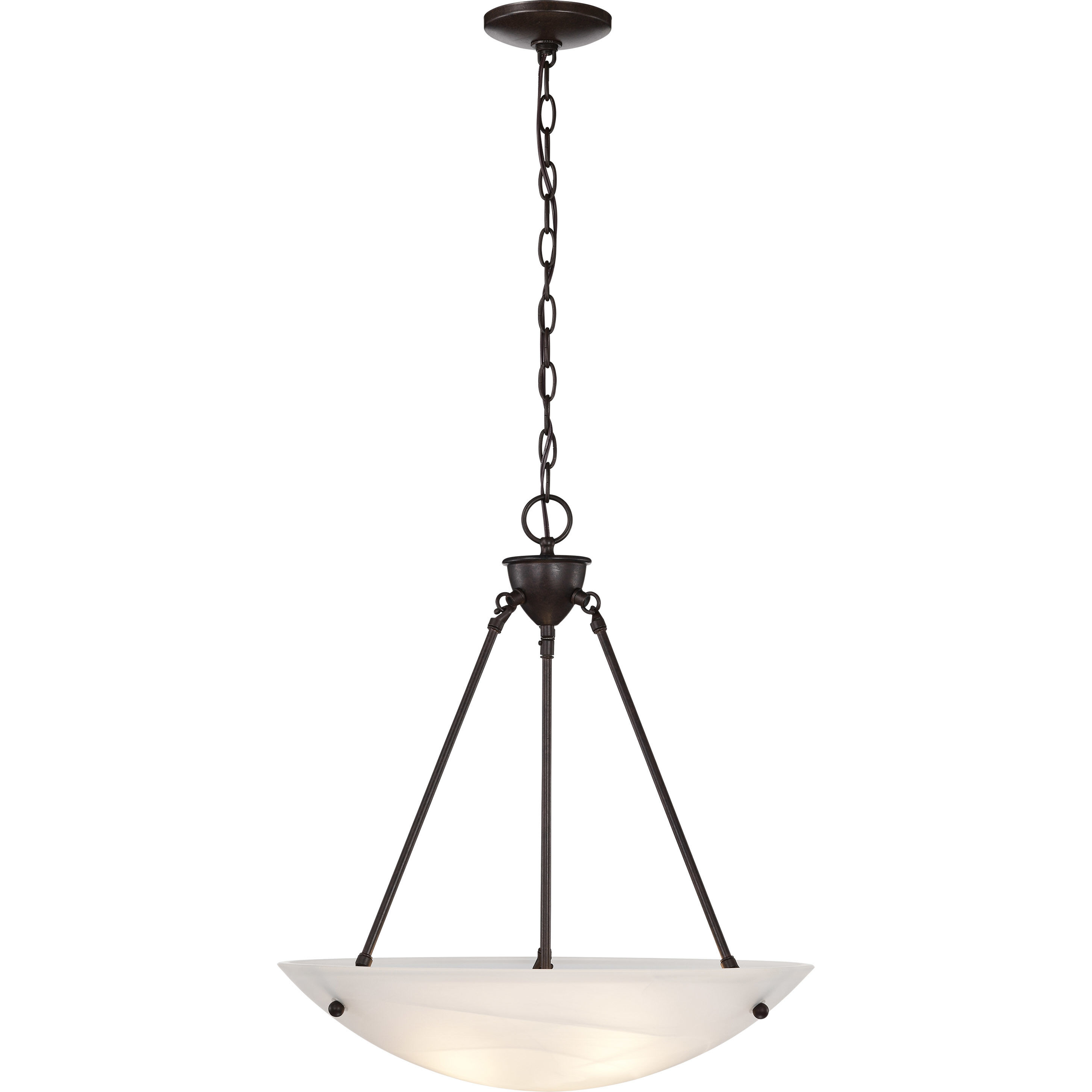 Brentwood 3 Light 22.5 inch Old Bronze Pendant Ceiling Light