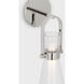 Ian K. Fowler Larkin LED 5.5 inch Polished Nickel Conical Bracketed Sconce Wall Light, Medium