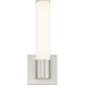 Vantage Wall Sconce And Bath Wall Light in Brushed Nickel