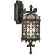 Costa del Sol 1 Light 20 inch Black Outdoor Wall Mount