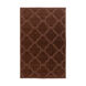Central Park 72 X 48 inch Dark Brown Indoor Area Rug, Rectangle