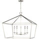 C&M by Chapman & Myers Dianna Pendant Ceiling Light in Brushed Nickel