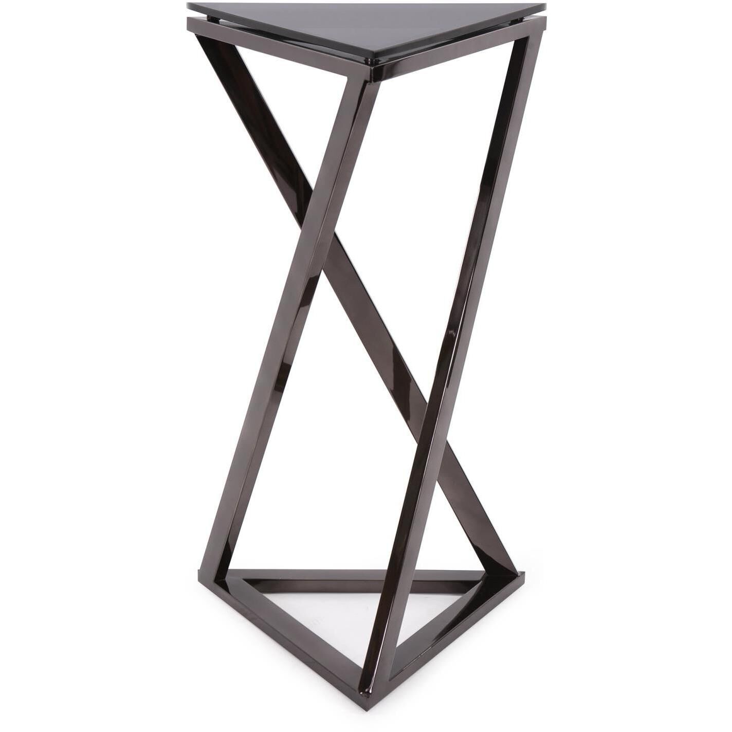 Talen Twist 32.25 X 18.5 inch Nickel Table