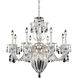 Bagatelle 11 Light 26.5 inch Antique Silver Chandelier Ceiling Light in Heritage