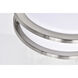 Glamour LED 10 inch Brushed Nickel Flush Mount Ceiling Light