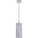 Drama LED 6 inch Matte White Mini Pendant Ceiling Light