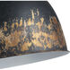 Alison Pendant Ceiling Light in Weathered Black Iron