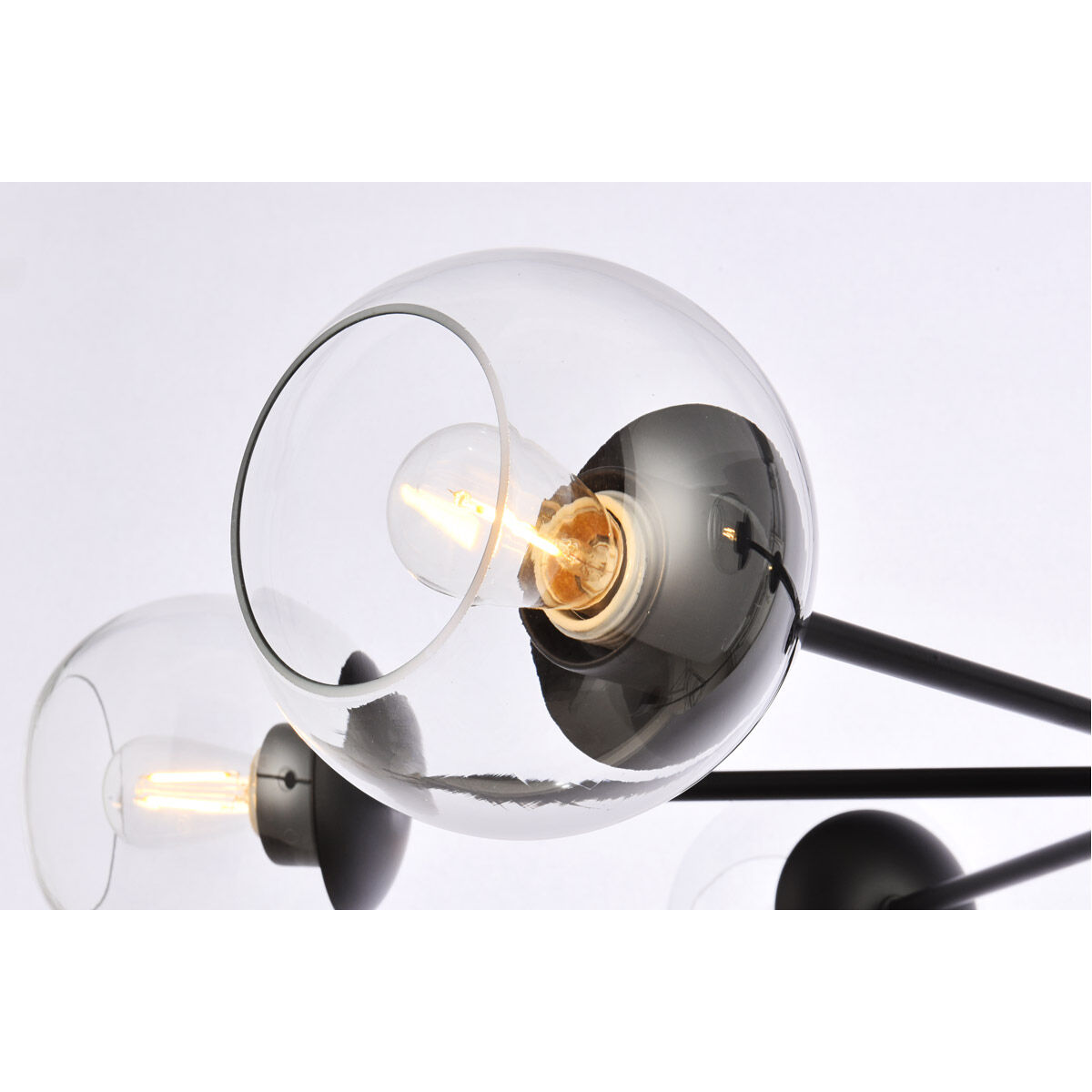 Briggs 6 Light 36 inch Black Pendant Ceiling Light