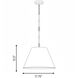 Alden 1 Light 18.25 inch Matte Black Pendant Ceiling Light, Essentials