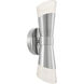Fusion Collection - Lugano Family 4.75 inch Polished Chrome ADA Wall Sconce Wall Light in 2, EVOLV