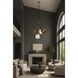 Akimbo LED 21.75 inch Dark Bronze and Antique Brass Multi-Light Pendant Ceiling Light