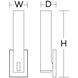 Bowen LED 4.5 inch Satin Nickel Sconce Wall Light