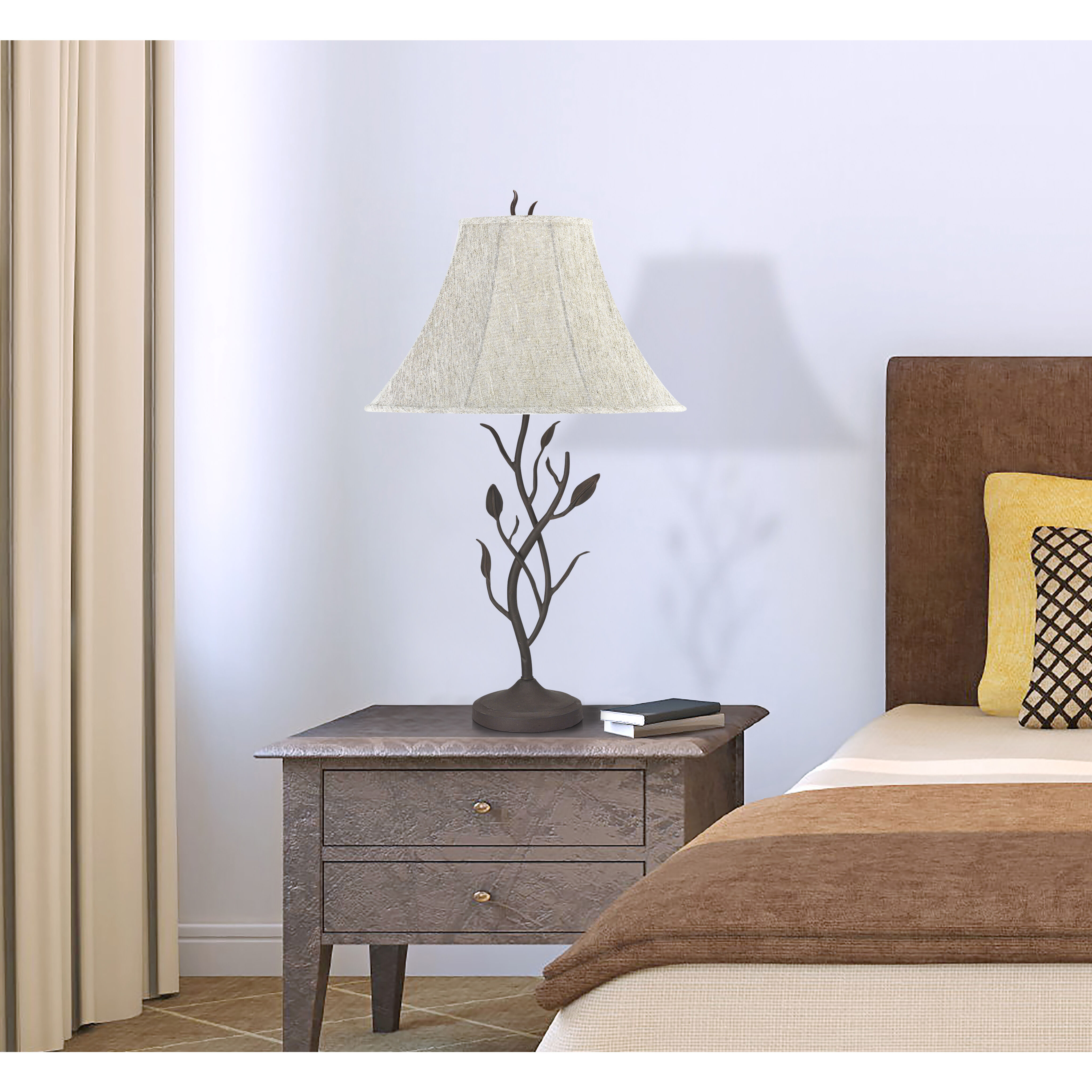 Iron 33 inch 150 watt Black Table Lamp Portable Light