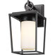 Sheridan 1 Light 13 inch Black Outdoor Wall Light