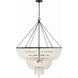 Rylee 15 Light 48.5 inch Matte Black Chandelier Ceiling Light