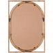 Baarlo 33.5 X 23.5 inch Natural with Mirror Wall Mirror
